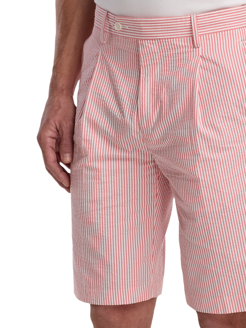 Alternate Image of Cotton Seersucker Shorts-2