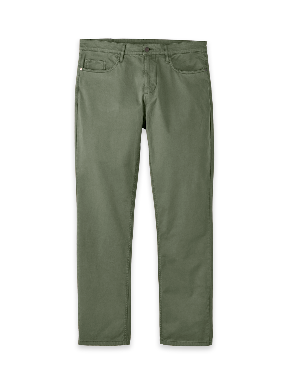 Men's Olive Solid Bottoms 