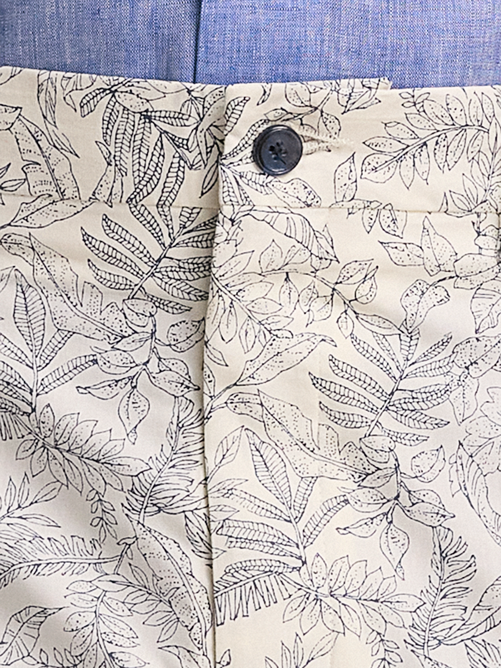 Alternate Image of Cotton Printed Flat Front Shorts-3