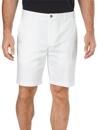 Flat Front Lightweight Impeccable Shorts - White