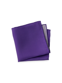 Houndstooth Silk Pocket Square