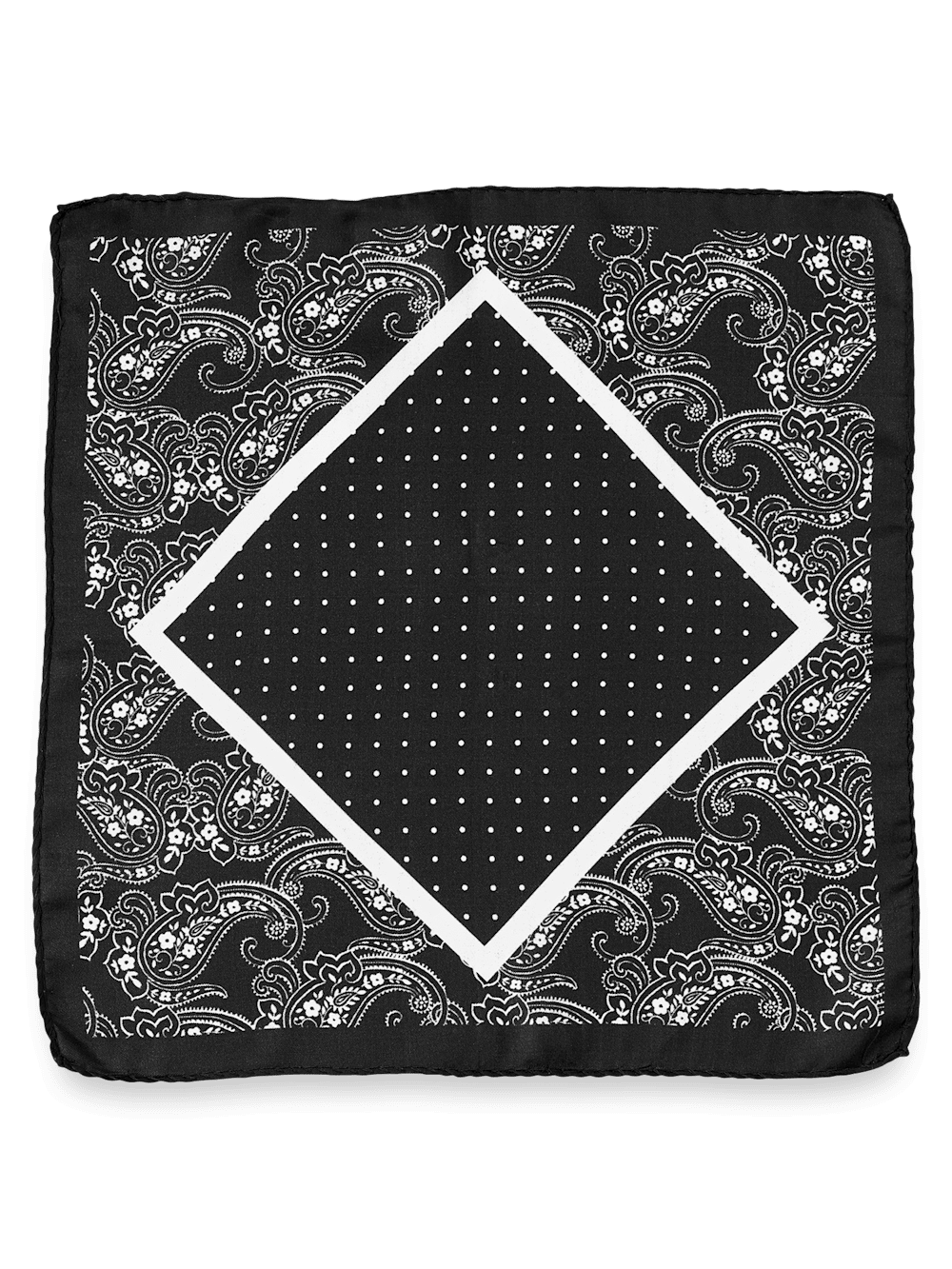 Alternate Image of Paisley Silk Pocket Square-1
