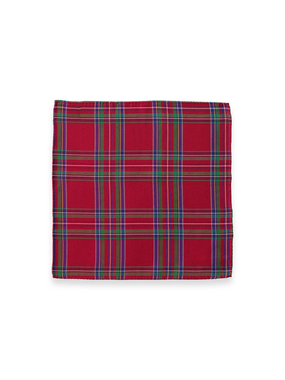 Alternate Image of Tartan Silk Pocket Square-1