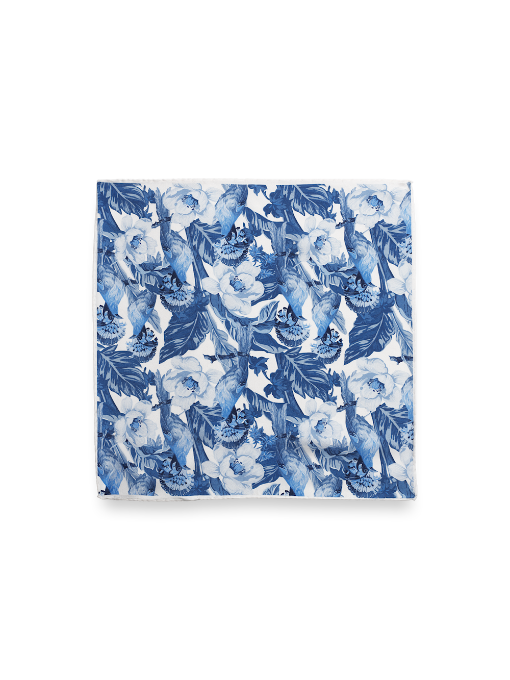 Floral Silk Pocket Square