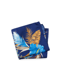 Floral Silk Pocket Square