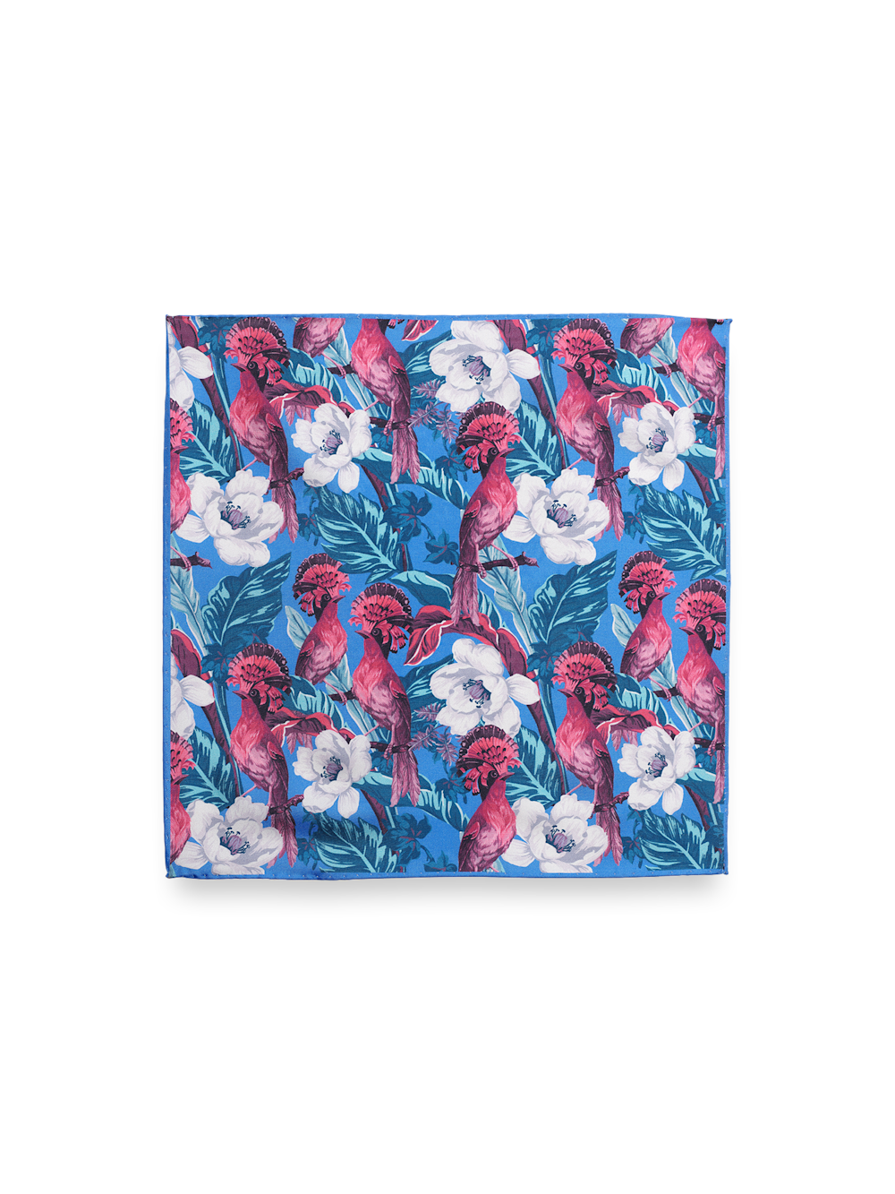 Floral Silk Pocket Square