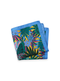 Botanical Silk Pocket Square