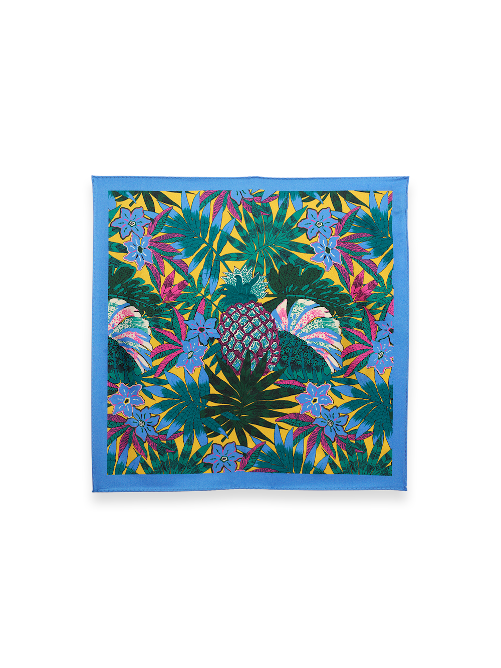 Botanical Silk Pocket Square