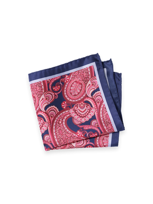 Paisley Silk Pocket Square - Multi