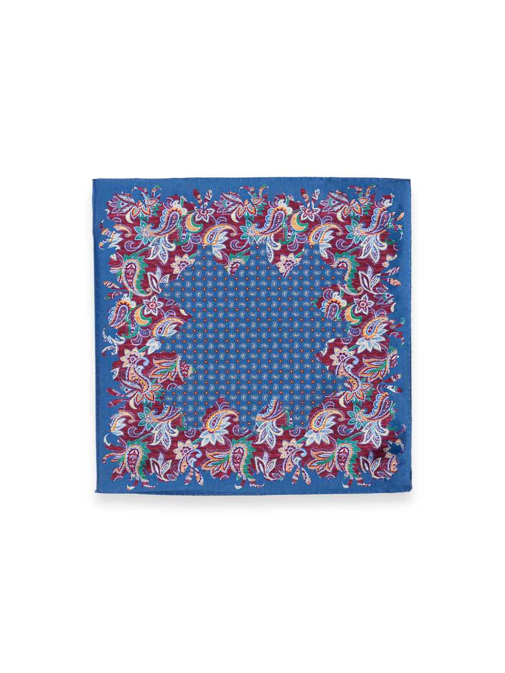 Alternate Image of Paisley Silk Pocket Square-1