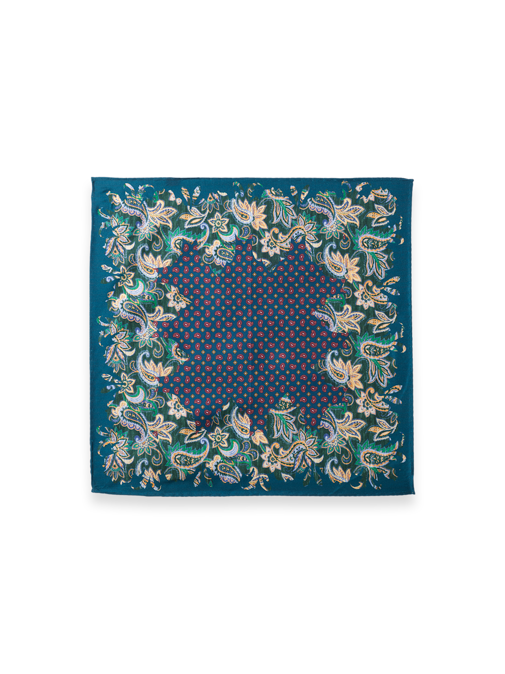 Paisley Silk Pocket Square