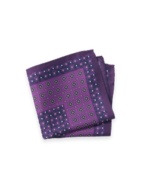 Medallion Silk Pocket Square