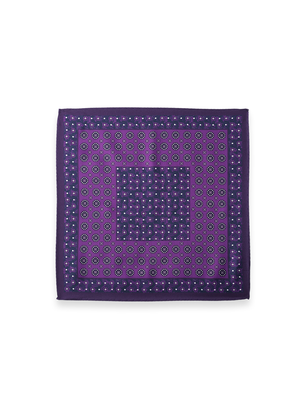 Medallion Silk Pocket Square