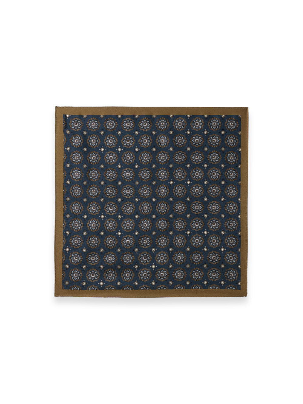 Medallion Silk Pocket Square