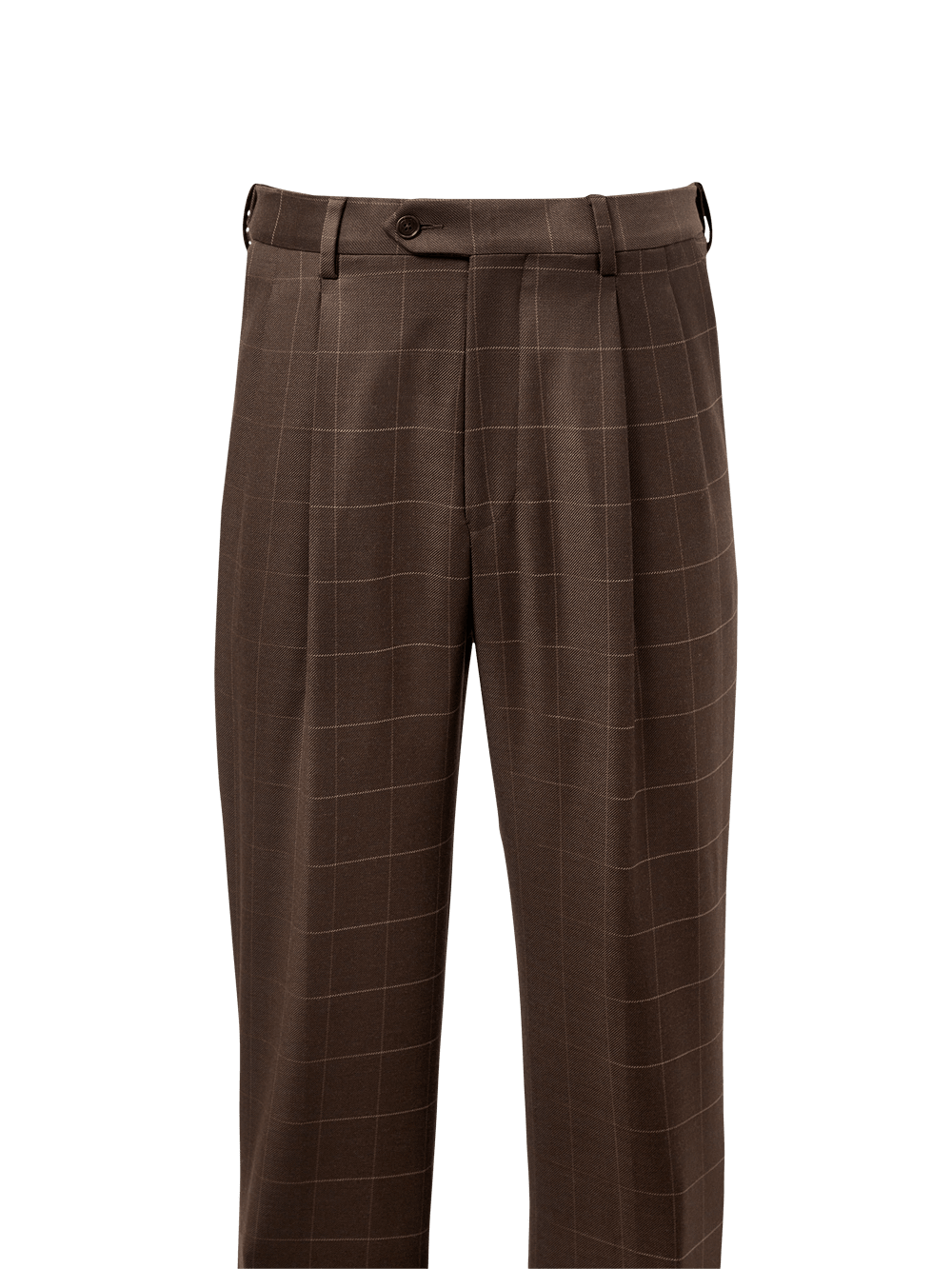 Alternate Shot of Men's Navy Windowpane Windowpane Suit  - 1