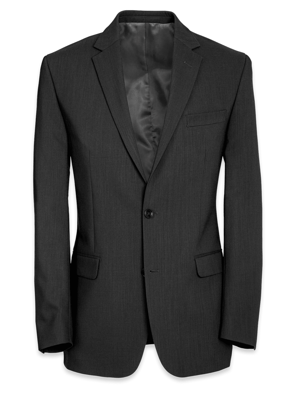 Men's Black Solid Suit 