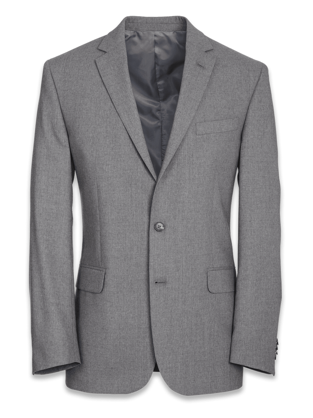 Men's Grey Solid Suit 