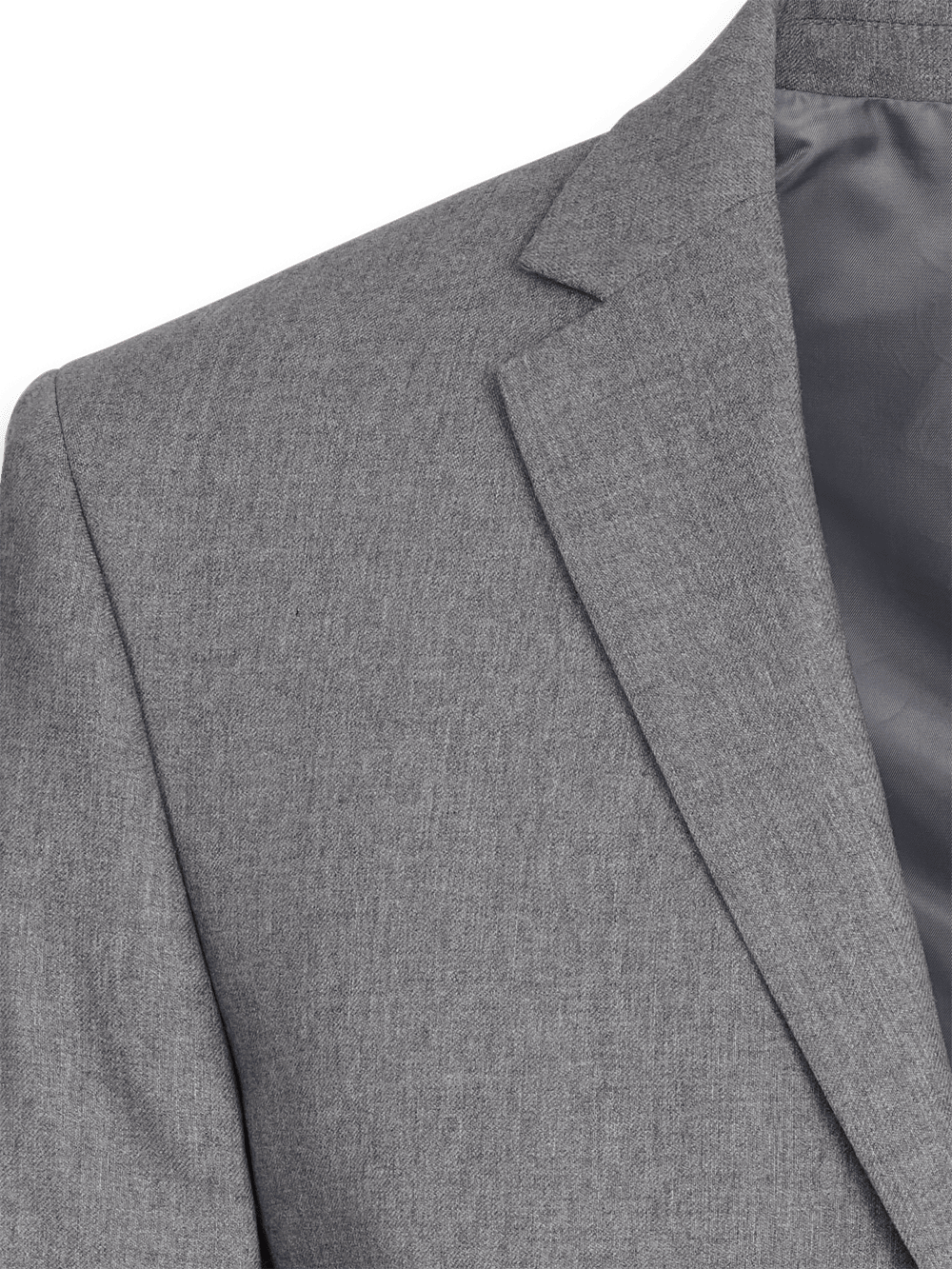 Alternate Shot of Men's Black Solid Suit  - 2