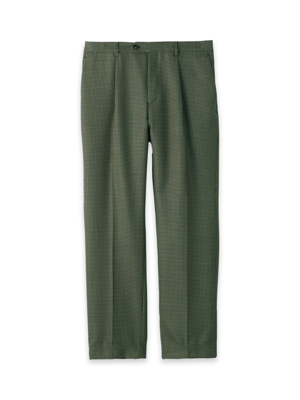 Men's Green/Navy Houndstooth Suit 