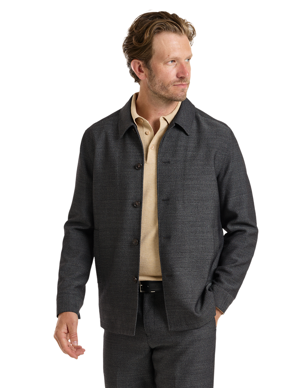 Alternate Image of Cavalry Twill Wool Shirt Jacket-2