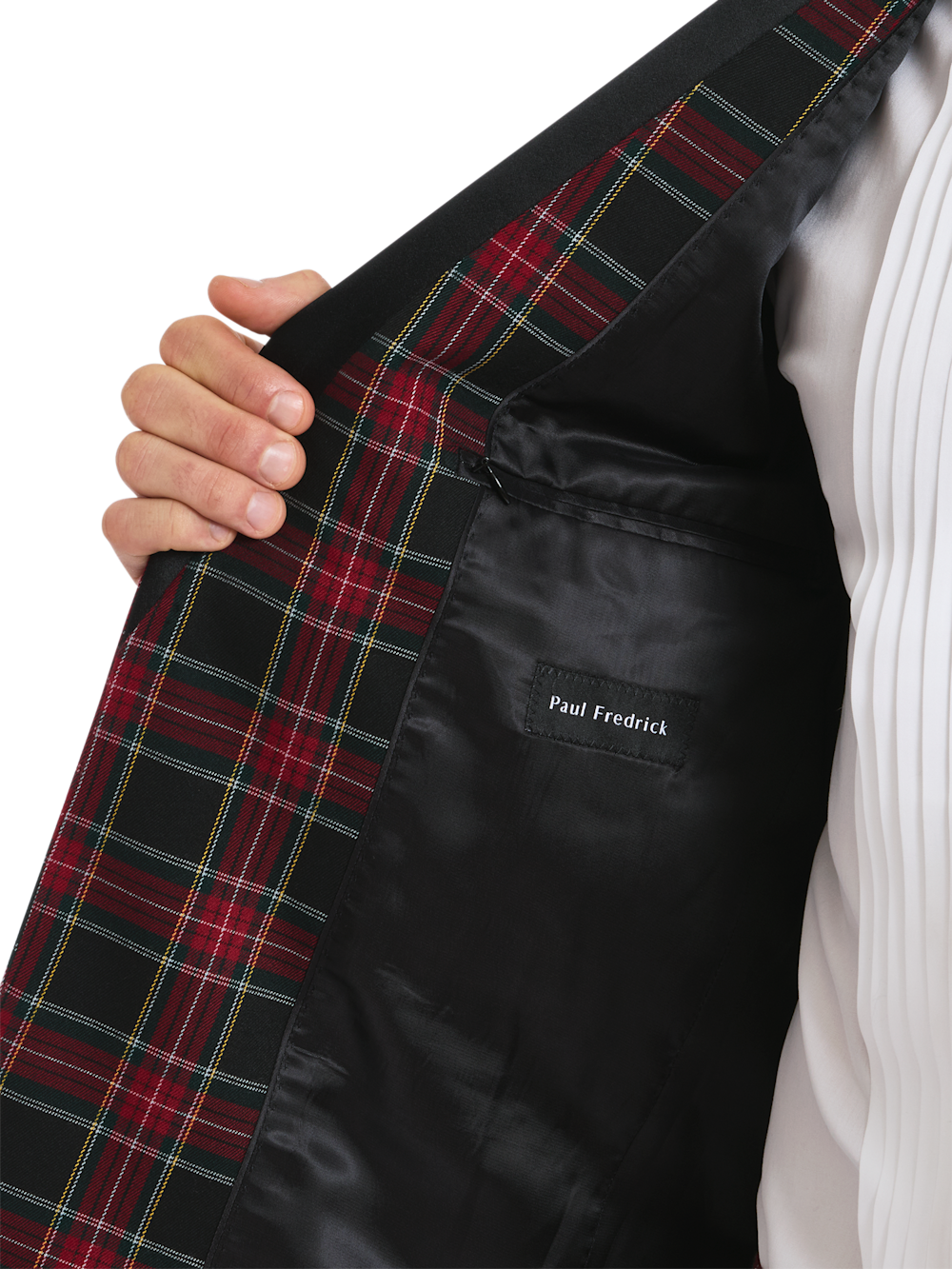 Alternate Shot of Men's black multi  Suit  - 5