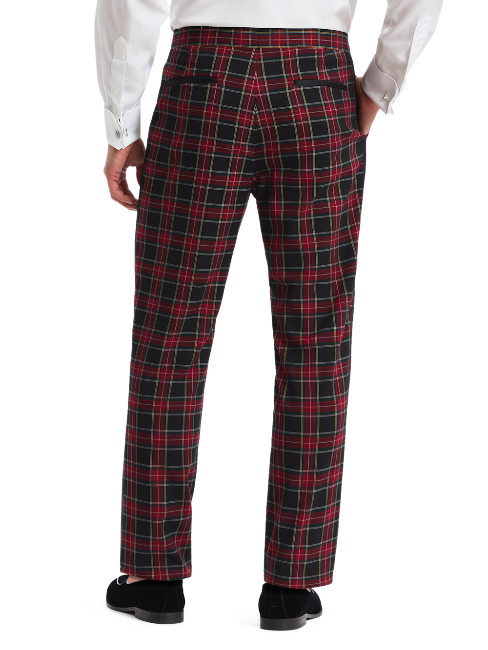 Alternate Shot of Men's Black Multi  Suit  - 2