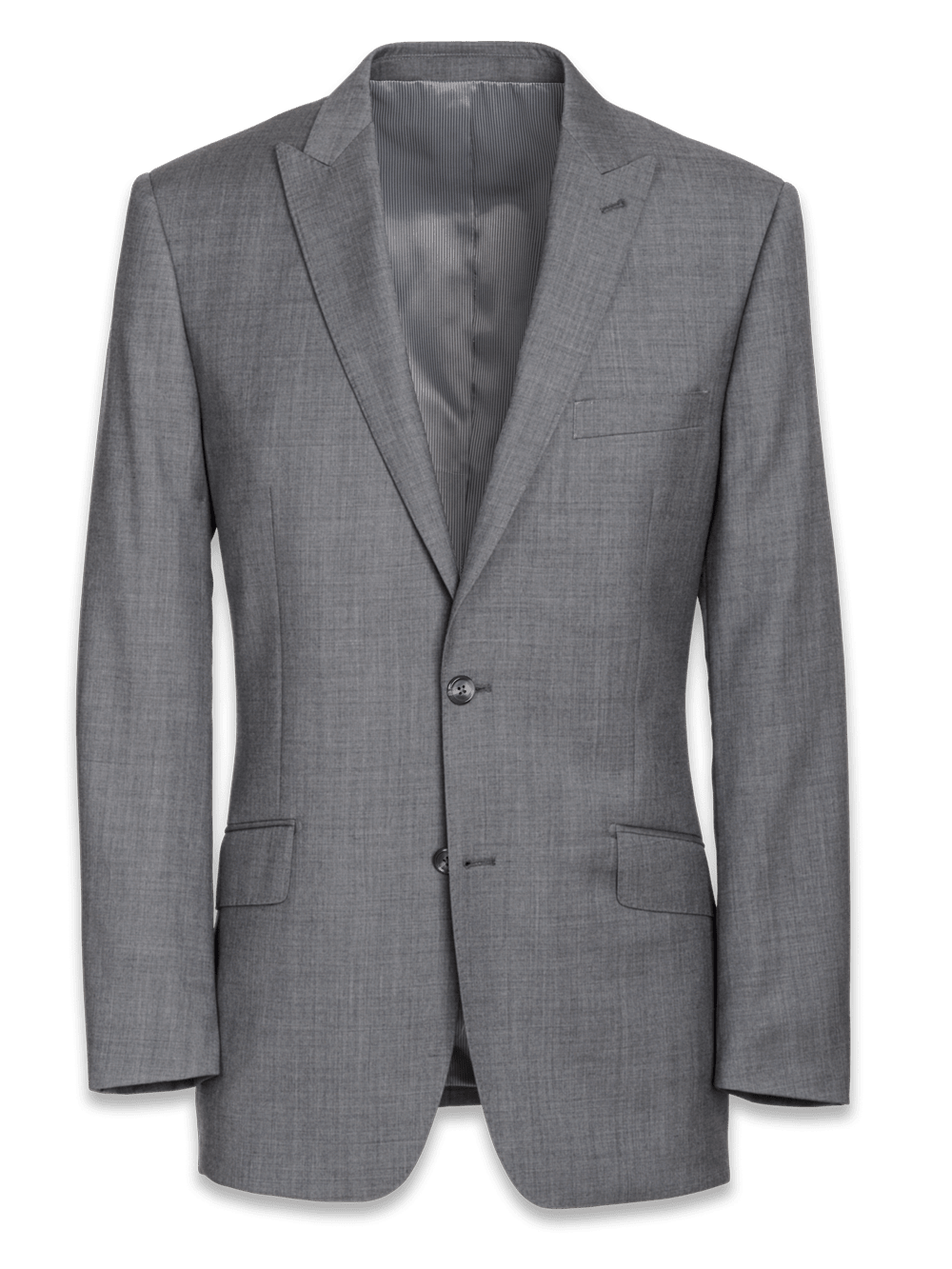 Men's Grey Solid Suit 