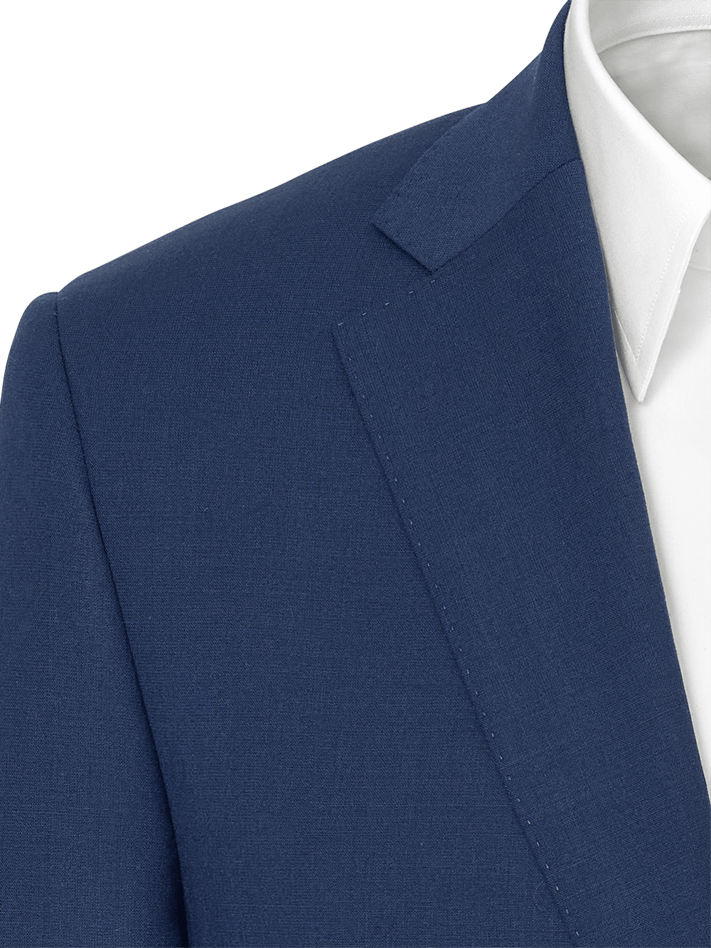 Alternate Shot of Men's Grey Solid Suit  - 2