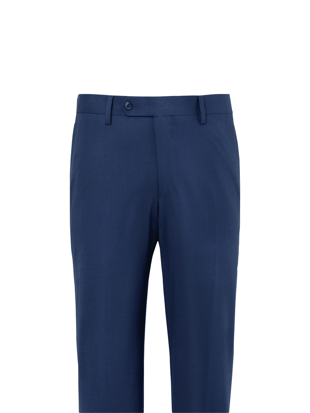 Alternate Shot of Men's Blue Solid Suit  - 1