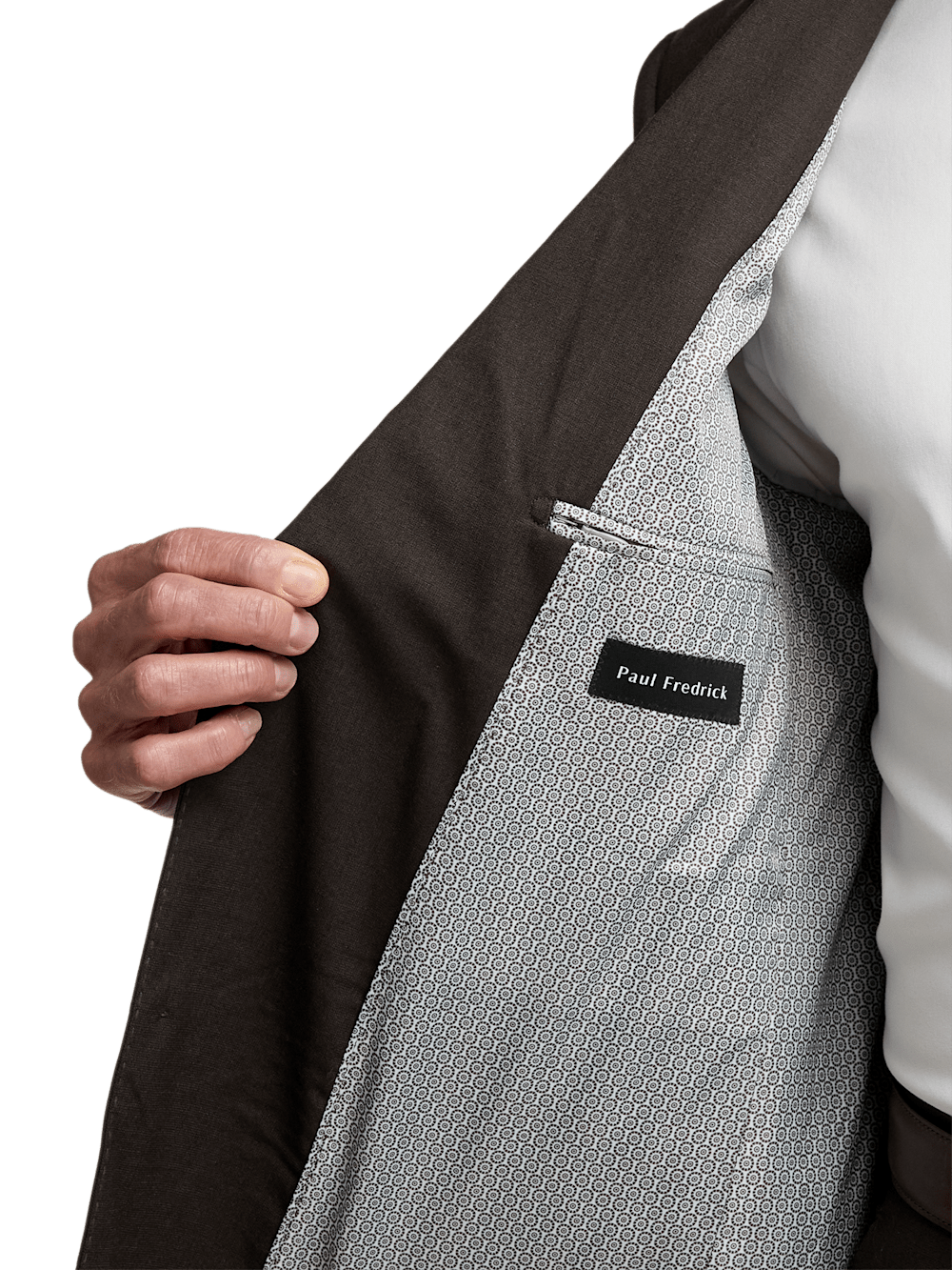 Alternate Image of Wool Stretch Bengaline Peak Lapel Suit Jacket-3