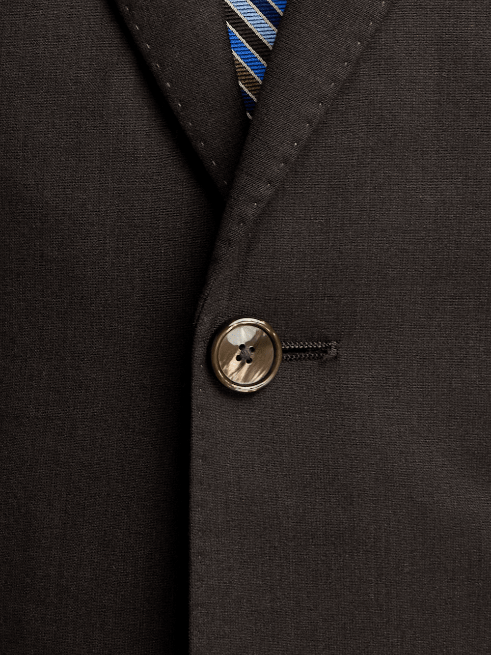 Alternate Image of Wool Stretch Bengaline Peak Lapel Suit Jacket-4