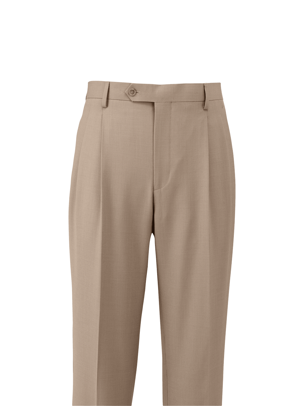 Alternate Shot of Men's Light Tan Solid Suit  - 4