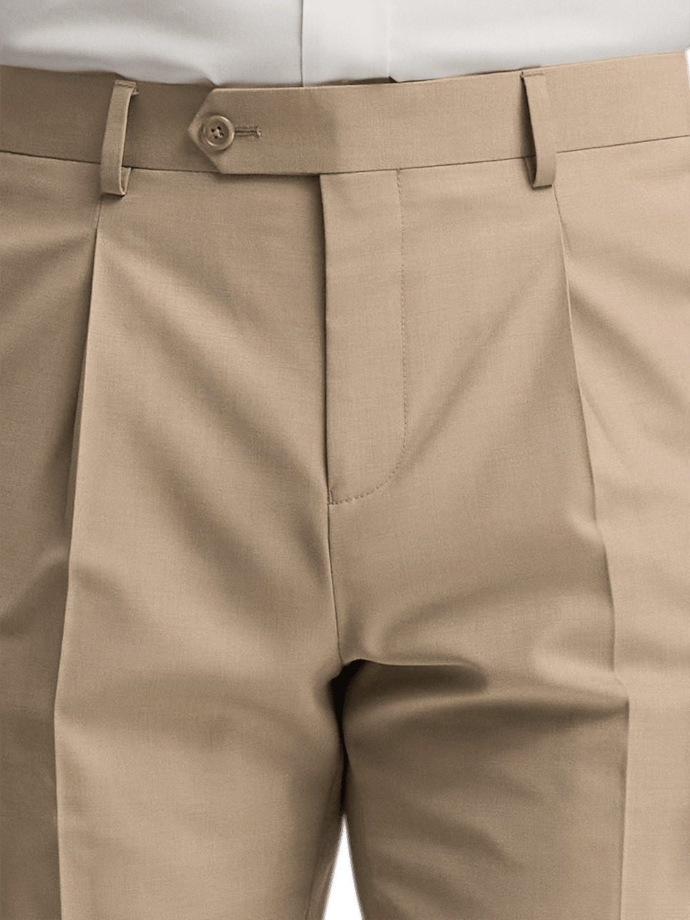 Alternate Image of Wool Stretch Bengaline Pleated Suit Pants-2