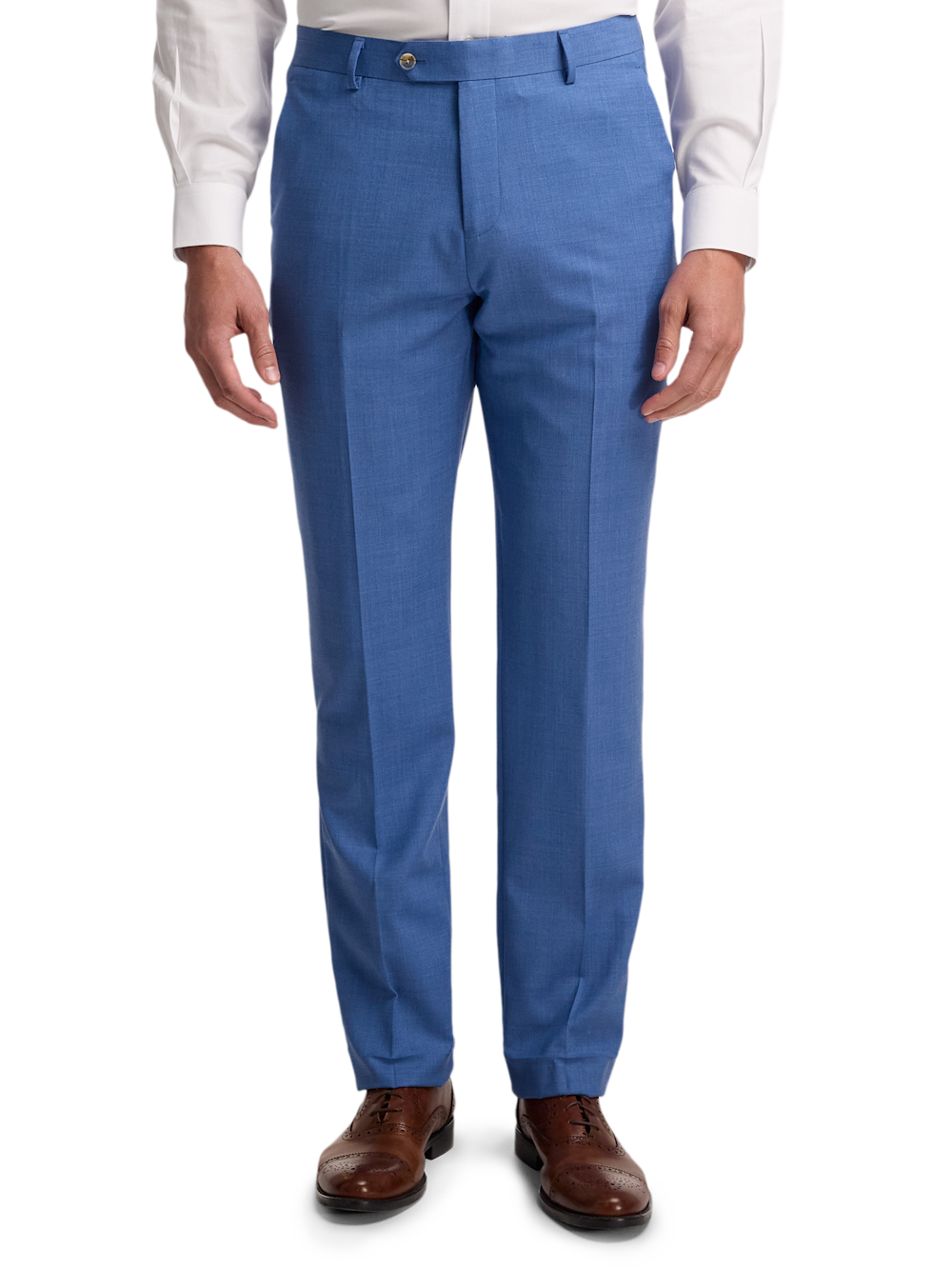 Alternate Image of Wool Stretch Bengaline Suit Pants-2#model_flat front
