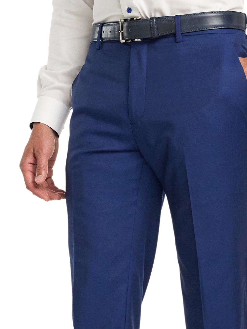 Alternate Image of Wool Solid Flat Front Suit Pants-2