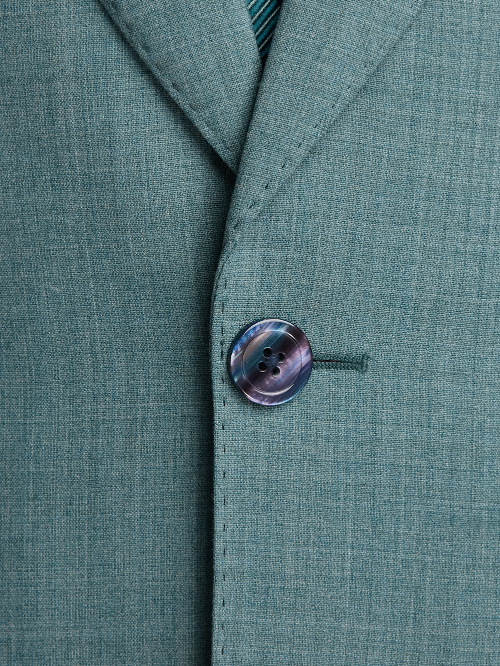 Alternate Image of Wool Bengaline Single Breasted Peak Lapel Suit Jacket-4