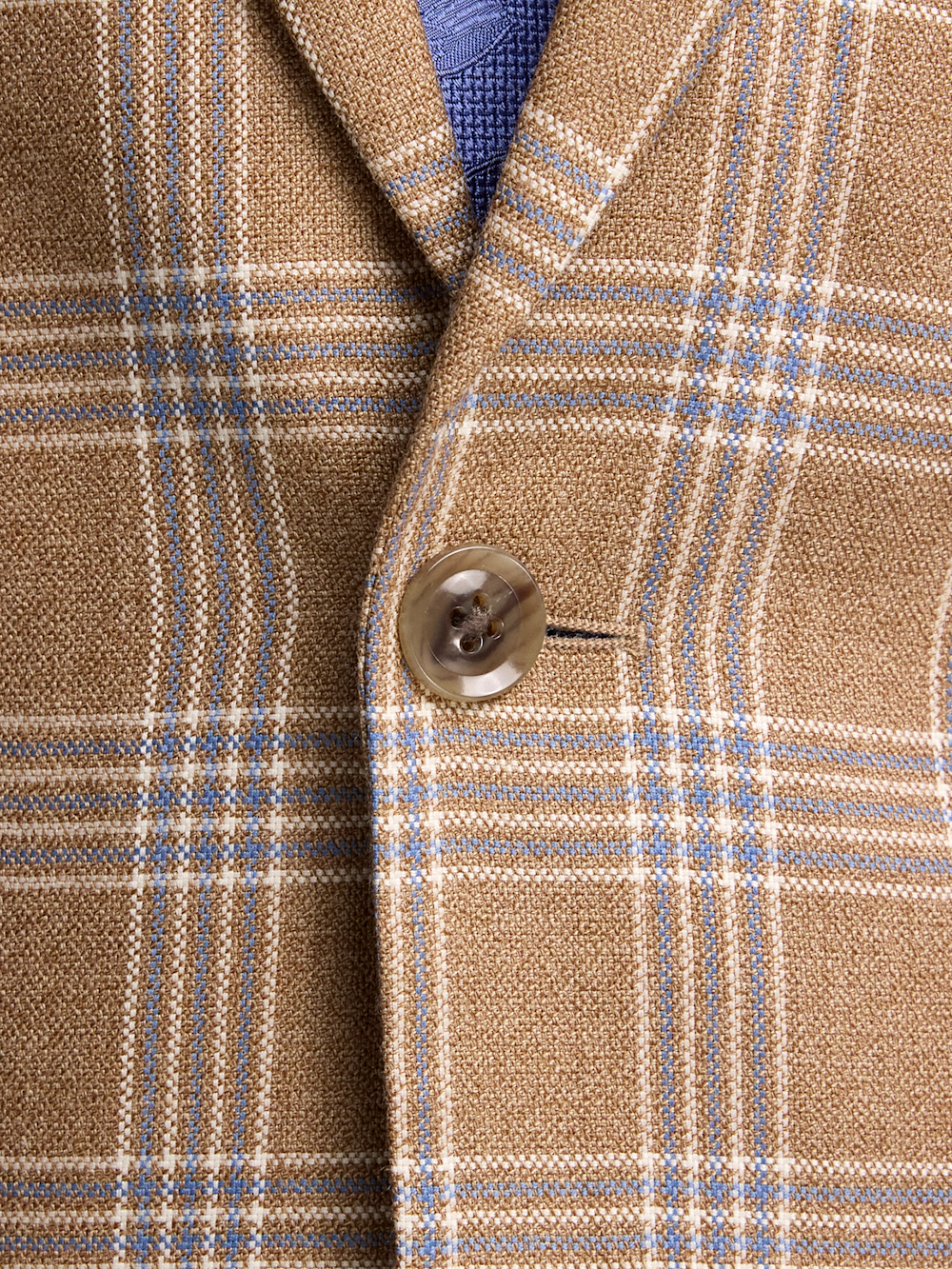 Alternate Image of Wool Blend Plaid Single Breasted Notch Lapel Suit-4