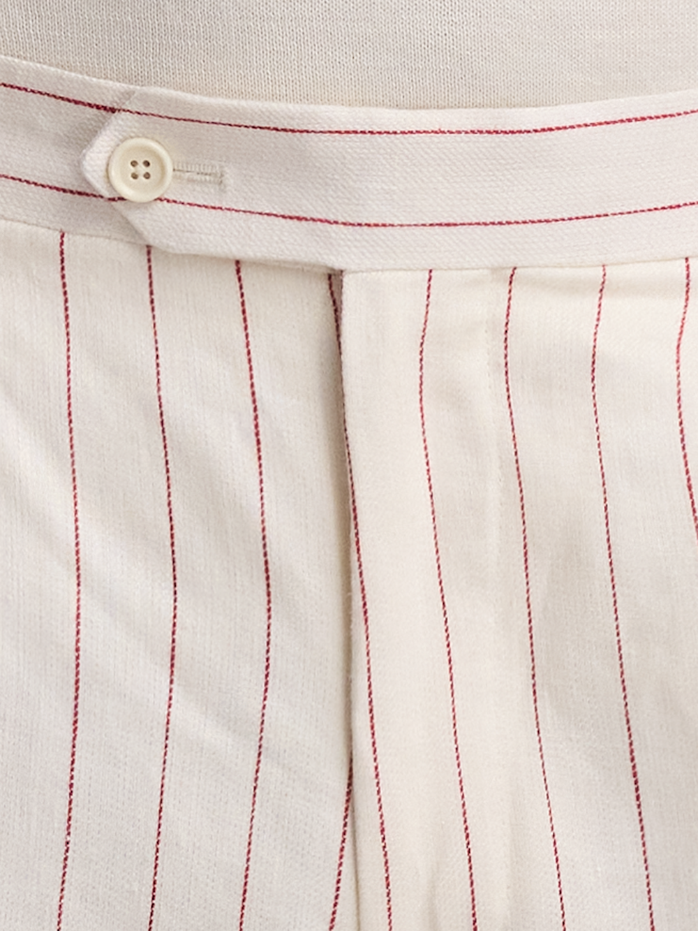 Alternate Image of Pinstripe Linen Pleated Suit Pants-4