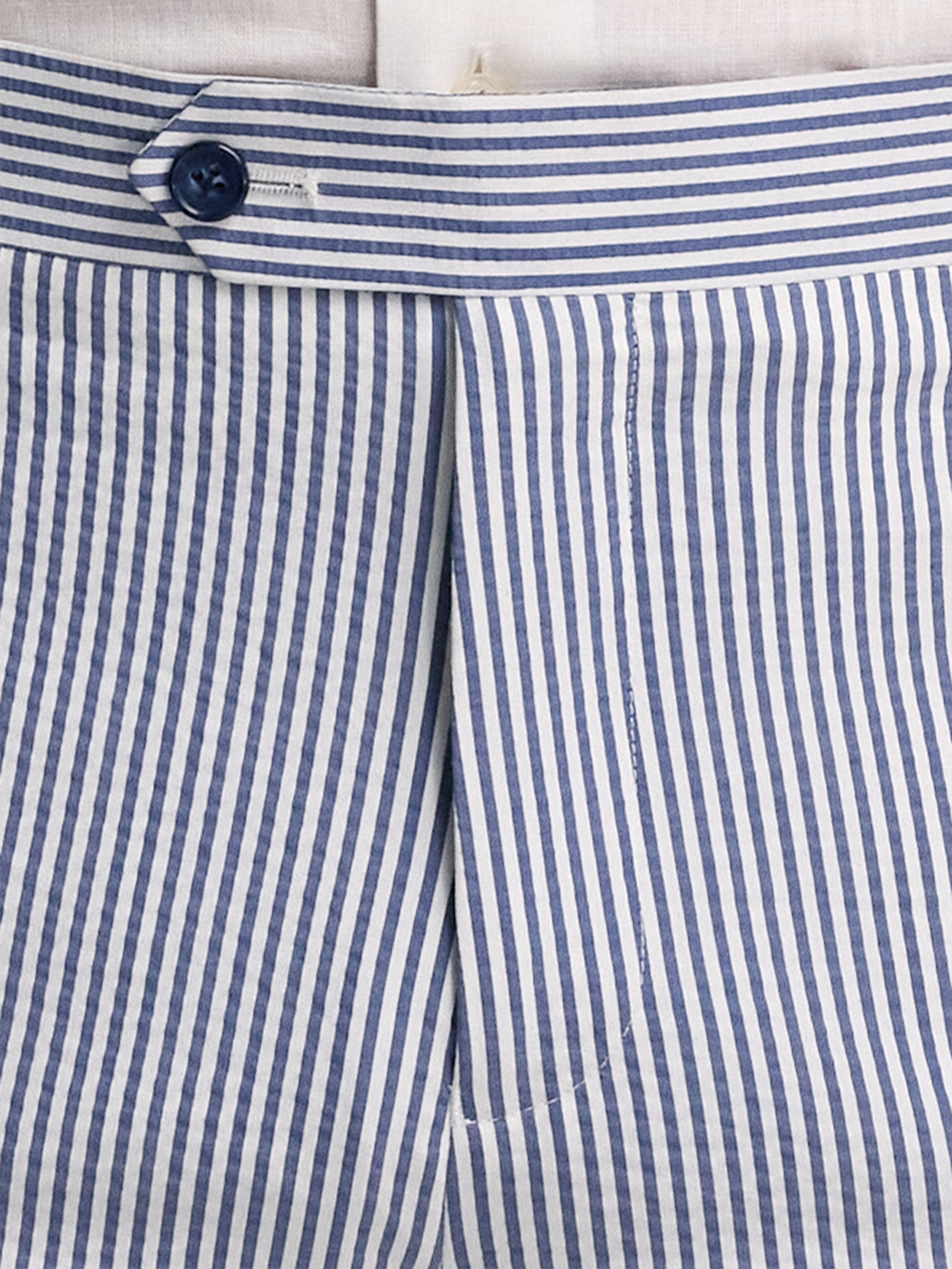Alternate Image of Stripe Seersucker Flat Front Suit Pants-4