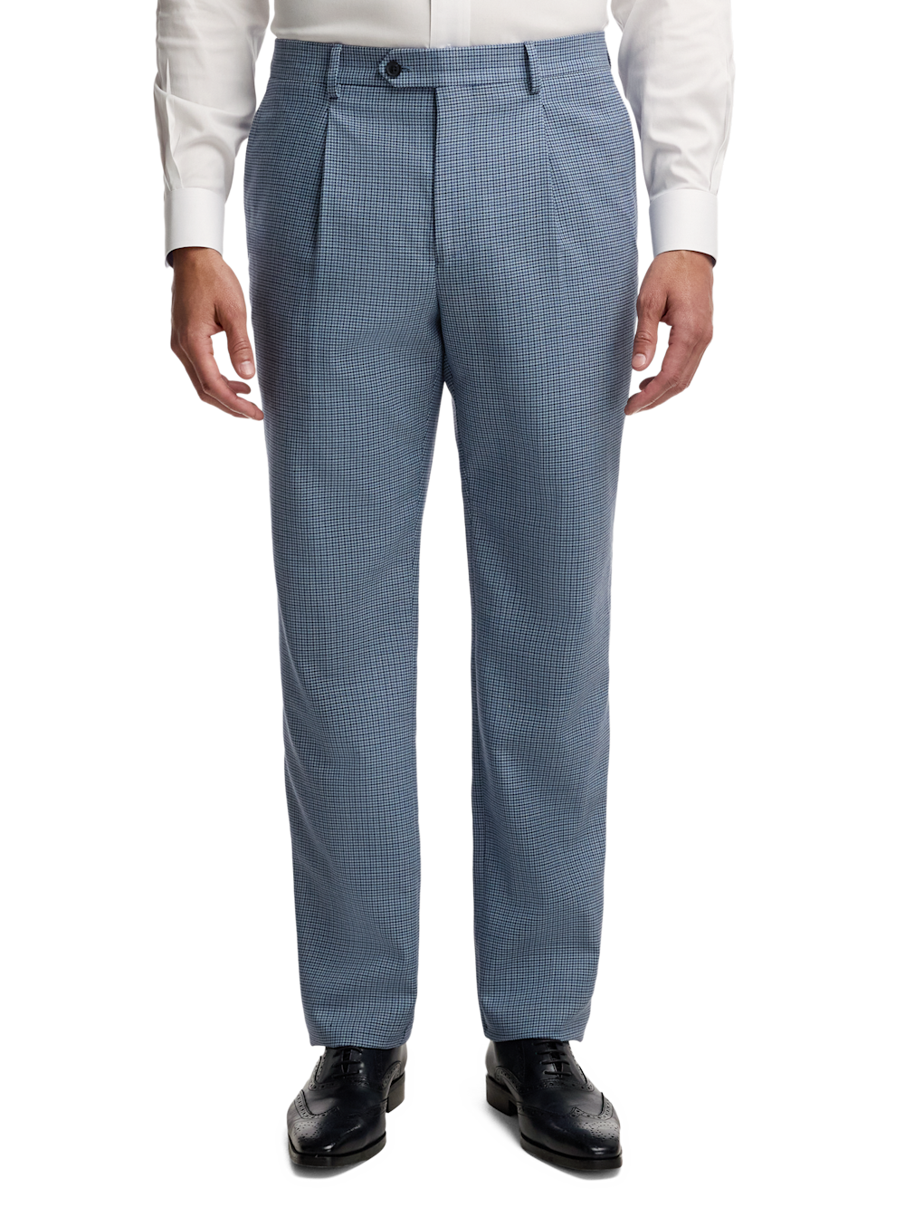 Alternate Image of Houndstooth Wool Blend Single Pleat Suit Pants-1