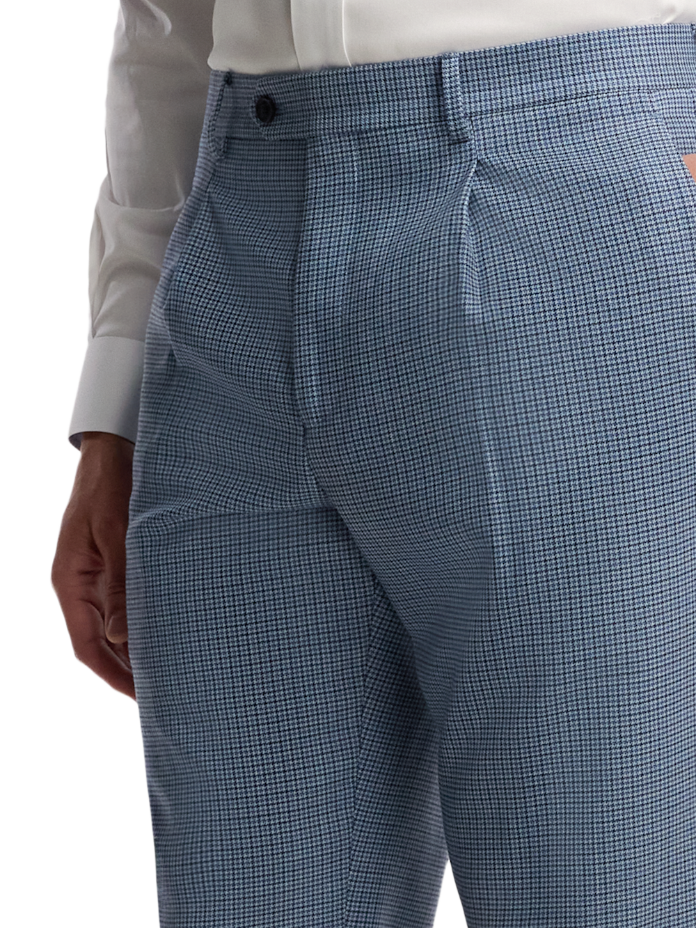 Alternate Image of Houndstooth Wool Blend Single Pleat Suit Pants-2