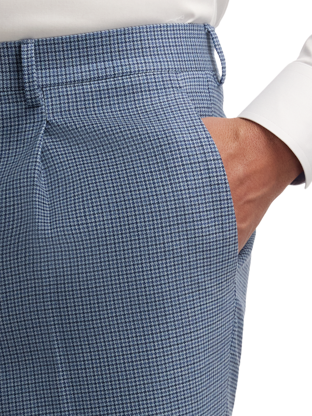 Alternate Image of Houndstooth Wool Blend Single Pleat Suit Pants-3