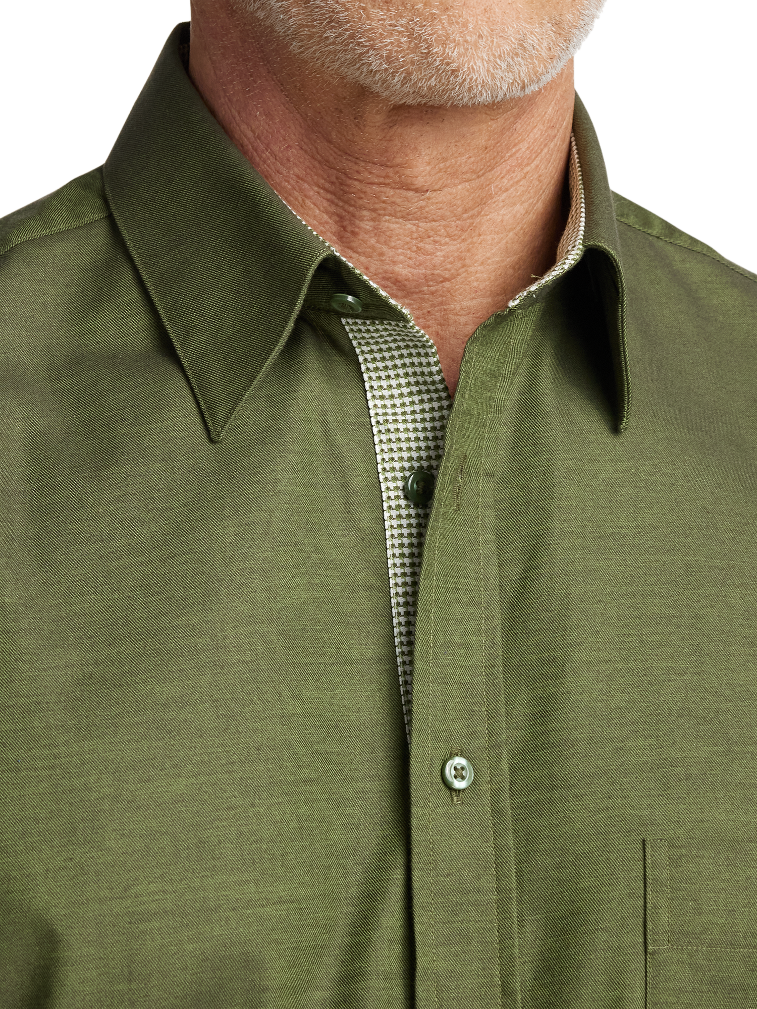 Cotton Solid Casual Shirt - Green