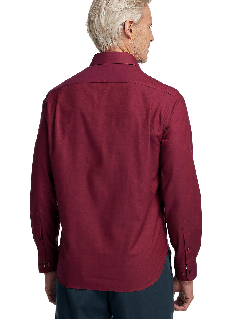 Alternate Image of Cotton Solid Casual Shirt-4