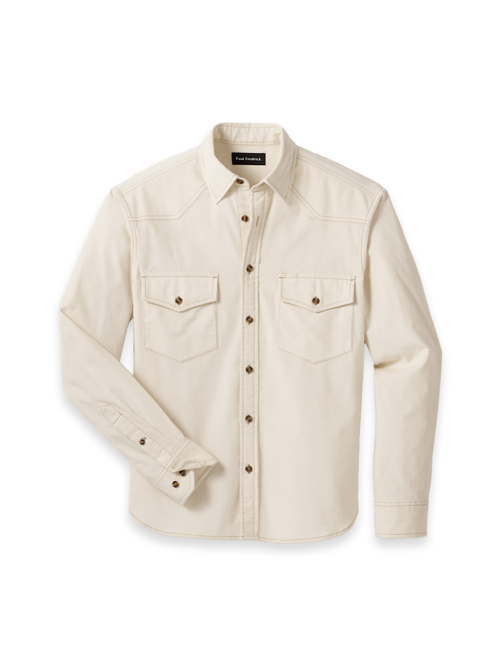 Men's Winter White Solid Shirts 
