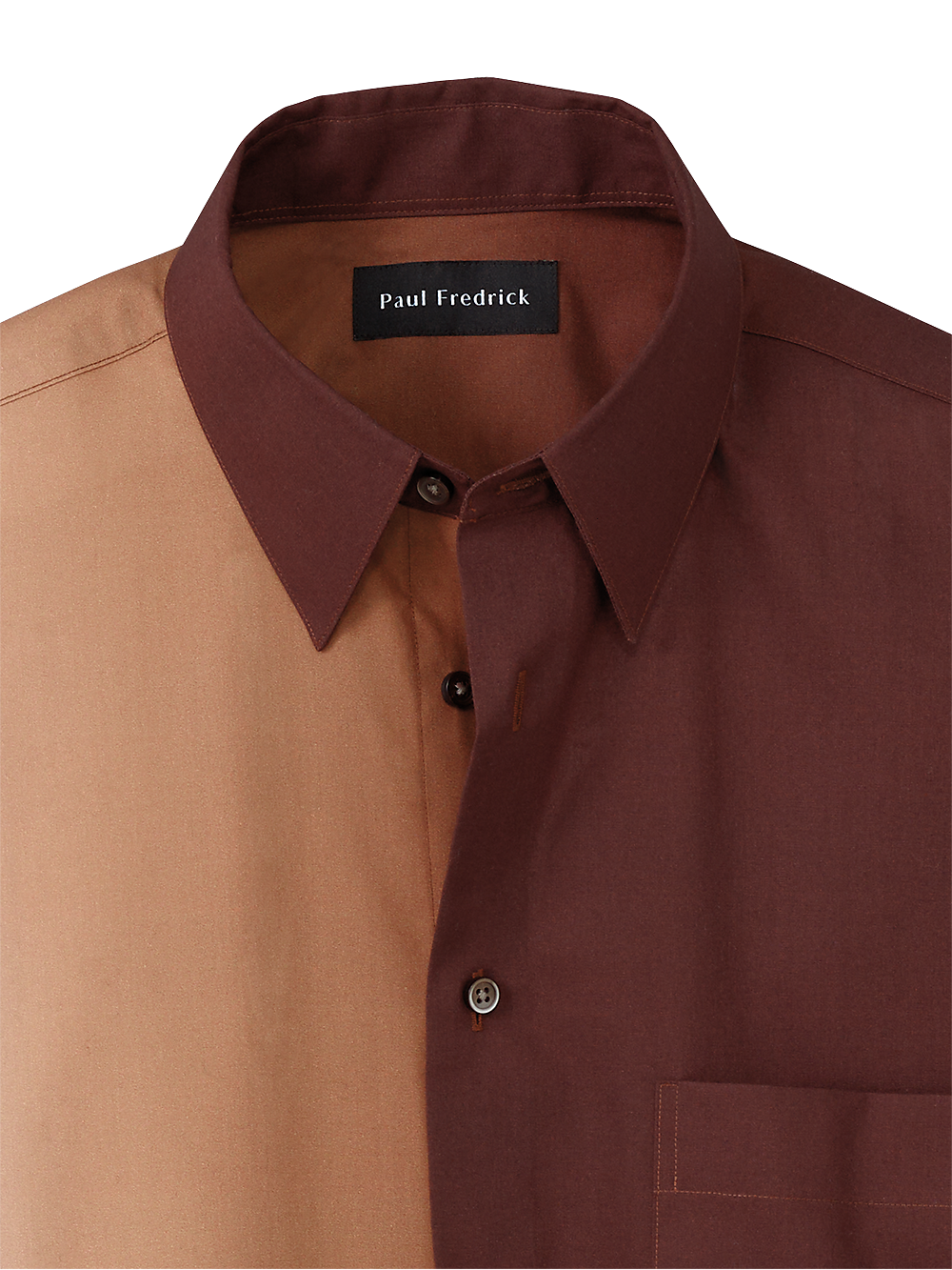 Alternate Image of Cotton Ombre Print Casual Shirt-1