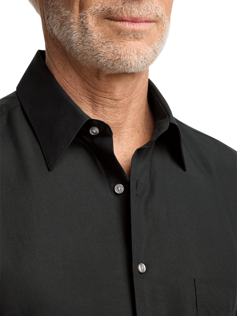 Lyocell Solid Casual Shirt - Black – Paul Fredrick Lyocell Solid Casual Shirt - Black – Paul Fredrick