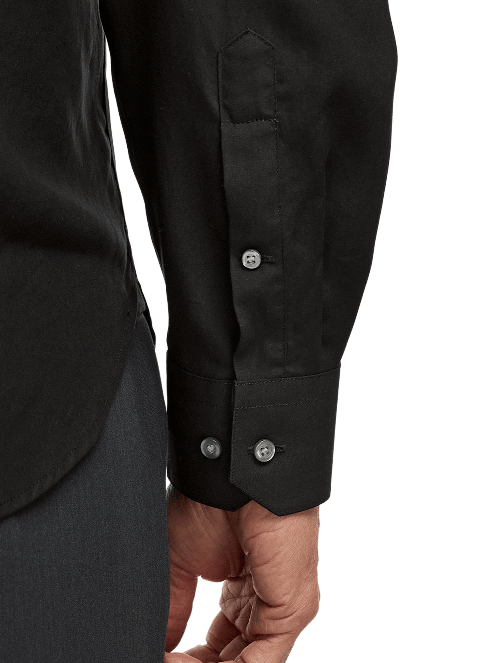Lyocell Solid Casual Shirt - Black Slim Fit / Small Lyocell Solid Casual Shirt - Black Slim Fit / Small