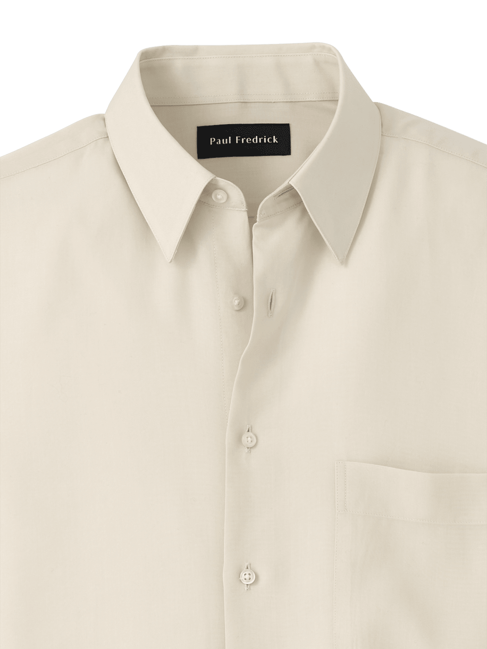 Lyocell Solid Casual Shirt - Ivory Classic Fit / 4X Large Tall Lyocell Solid Casual Shirt - Ivory Classic Fit / 4X Large Tall