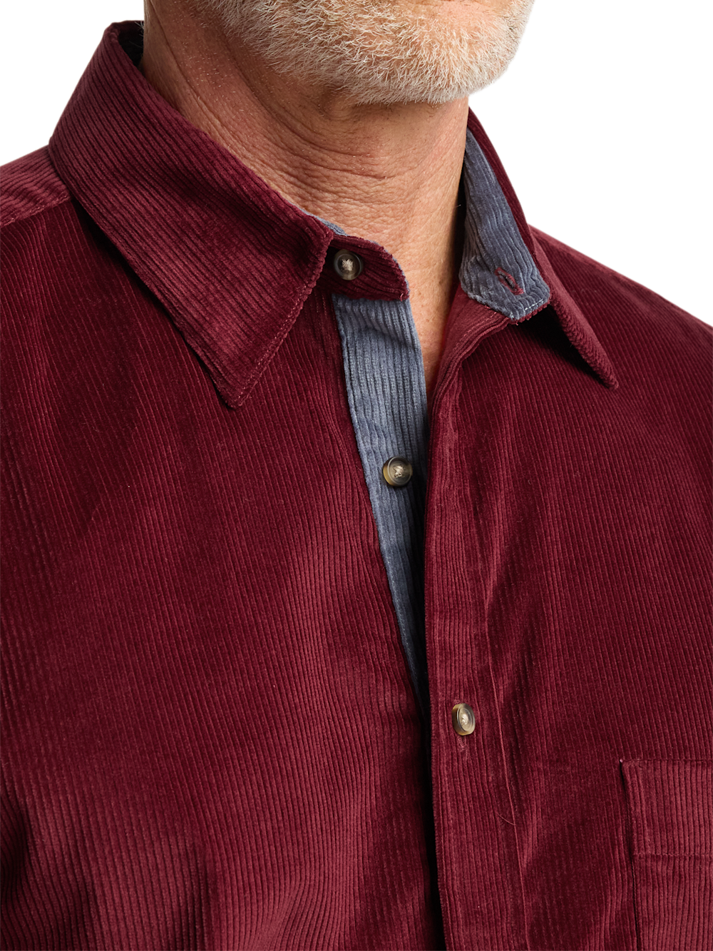 Alternate Image of Cotton Corduroy Casual Shirt-2